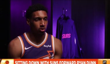 Ryan Dunn reacts to expectations for him in year 2 in the NBA