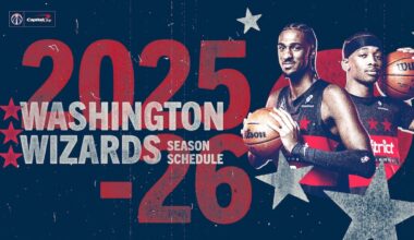Washington Wizards reveal 2025-26 promotional schedule