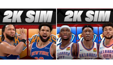 'NBA 2K26' Predicts OKC Thunder vs New York Knicks NBA Finals