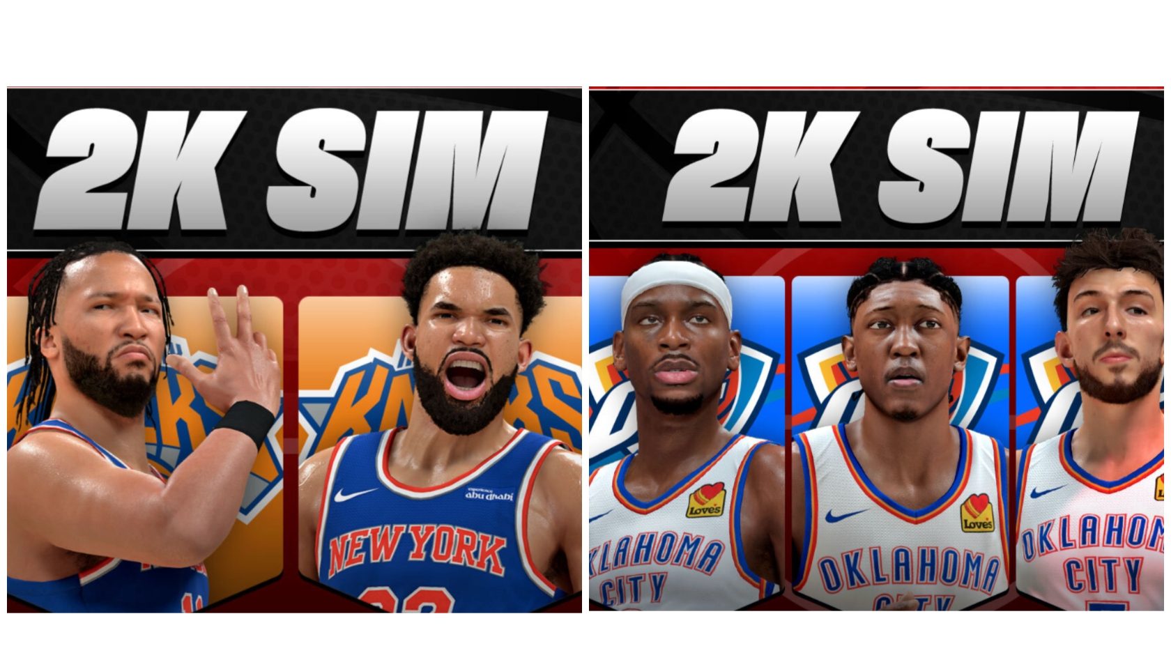 'NBA 2K26' Predicts OKC Thunder vs New York Knicks NBA Finals