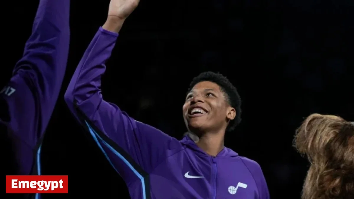 Ace Bailey Exits Jazz Season Opener Due to Knee Soreness