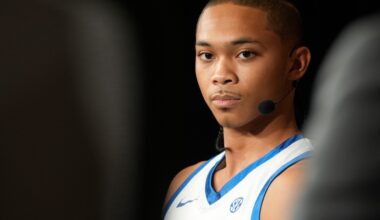 Jaland Lowe update after Blue-White Game injury: Kentucky Wildcats Basketball