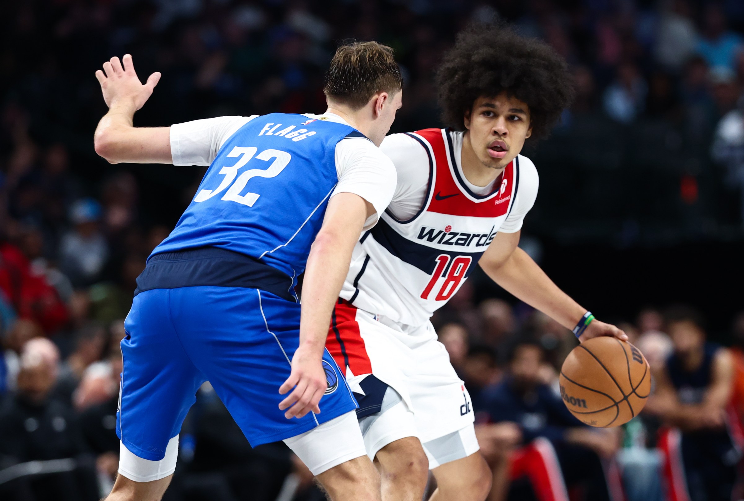 Washington Wizards wing Kyshawn George dominated in the team’s win against the Dallas Mavericks.