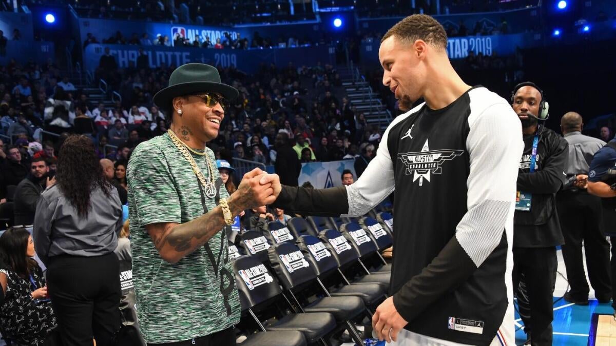 Allen Iverson lists his top five NBA players of all time: Stephen Curry makes the cut alongside LeBron James