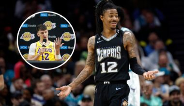 Ja Morant gives verdict on LA Lakers star's improved shooting after Jake LaRavia issues praise