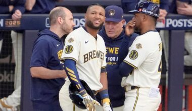 Jackson Chourio injury update: Brewers star's NLDS Game 2 status up in the air after testing on hamstring