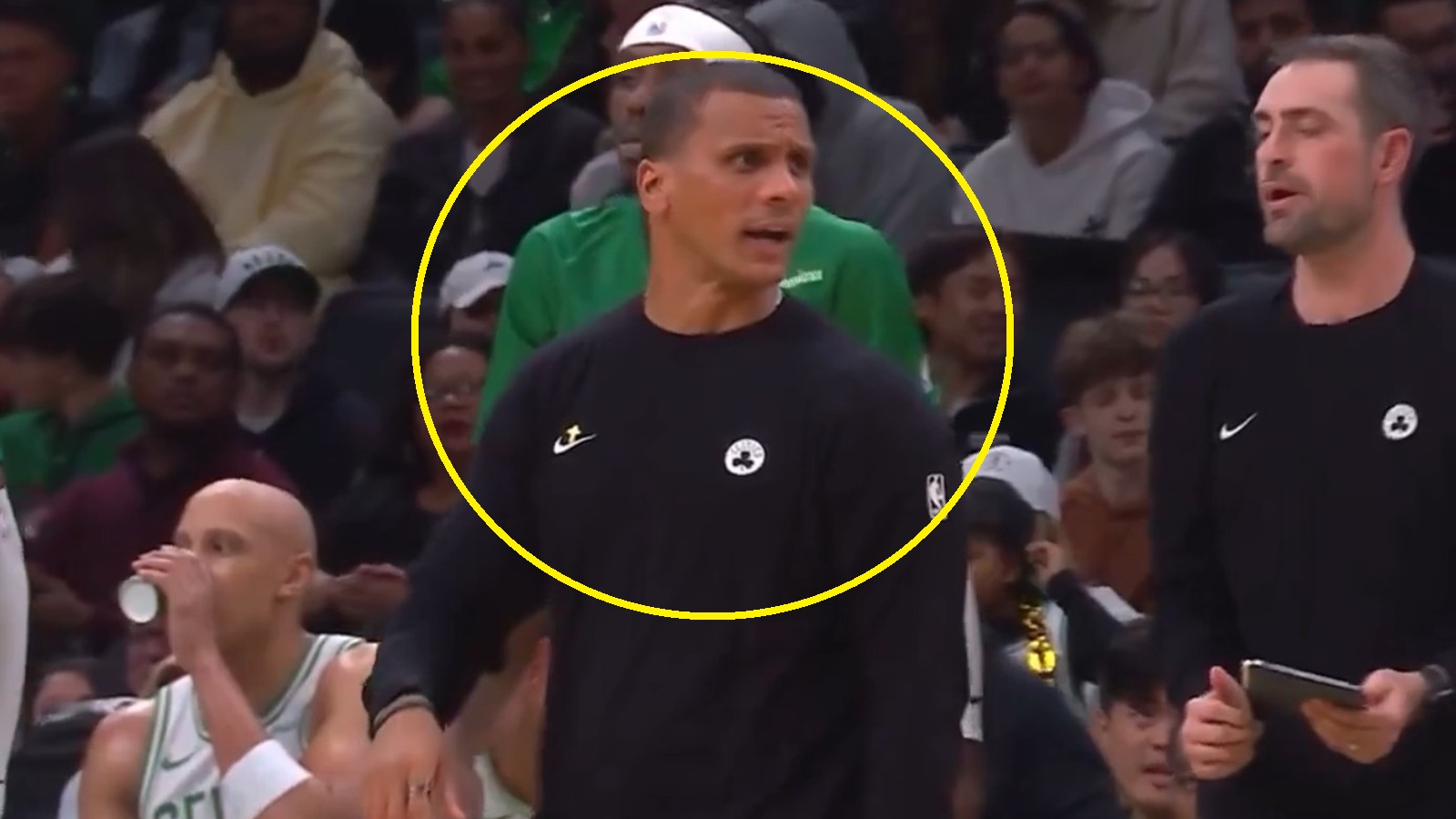 Joe Mazzulla gets vulgar with Immanuel Quickley during game