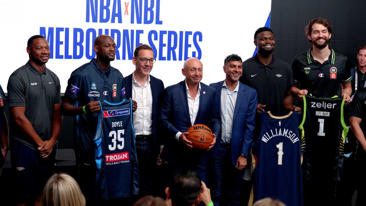 Pelicans arrive in the "Land Down Under"