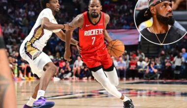 Kevin Durant's $90M Rockets contract gives him most career earnings in NBA history