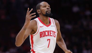 Durant feels at home after 20-point Rockets debut, excited by Sengun partnership