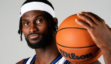 Orlando Magic forward Jonathan Isaac during the NBA basketball team's media day, Monday, Sept. 29, 2025, in Orlando, Fla. (AP Photo/John Raoux)