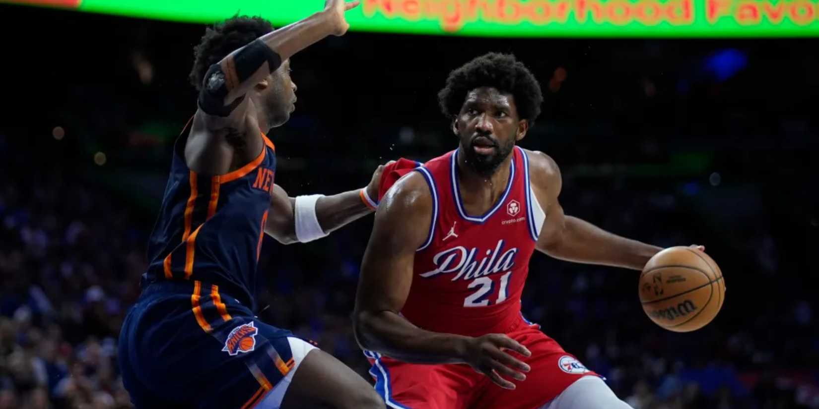 New York Knicks OG Anunoby Joel Embiid