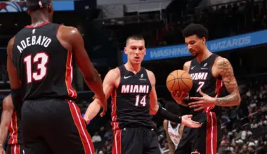 Heat sign versatile 41.6% shooting forward, cut ties with record-breaking 6-foot-6 guard image