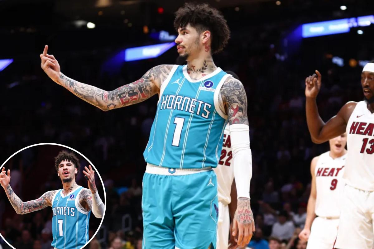 NBA punishes LaMelo Ball for flipping off ref in 'obscene gesture'
