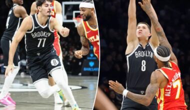 Nets bench two first-round picks in final quarter of failed comeback bid