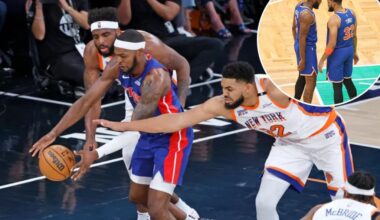 Mike Brown embracing Knicks' Karl-Anthony Towns, Mitchell Robinson pairing