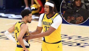Myles Turner's takedown of Tyrese Haliburton wasn't quite what it seemed
