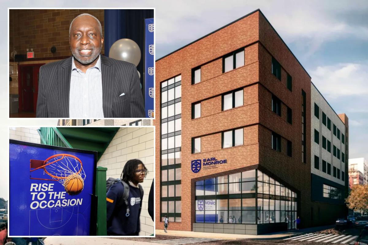 NYC school named after Knicks legend Earl Monroe makes splash as first-ever hoops-themed charter