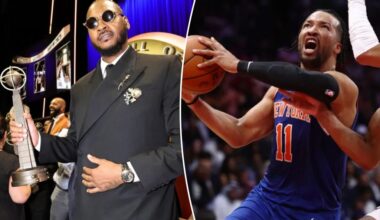 Carmelo Anthony makes bold Knicks prediction: 'Just dropped the microphone'