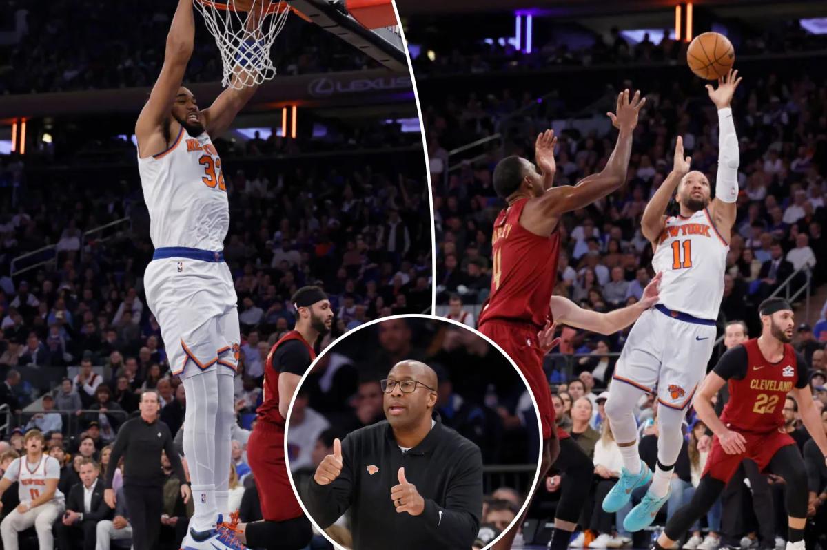 Knicks start Mike Brown era with hard-fought win over Cavaliers