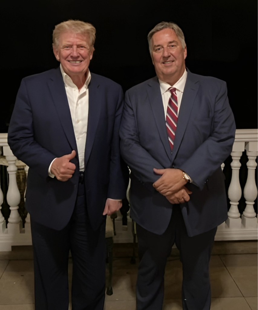 Donald Trump and Jim Trusty.