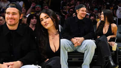 Justin Herbert enjoyed post-win celebration with Madison Beer at Los Angeles Lakers vs Minnesota Timberwolves game