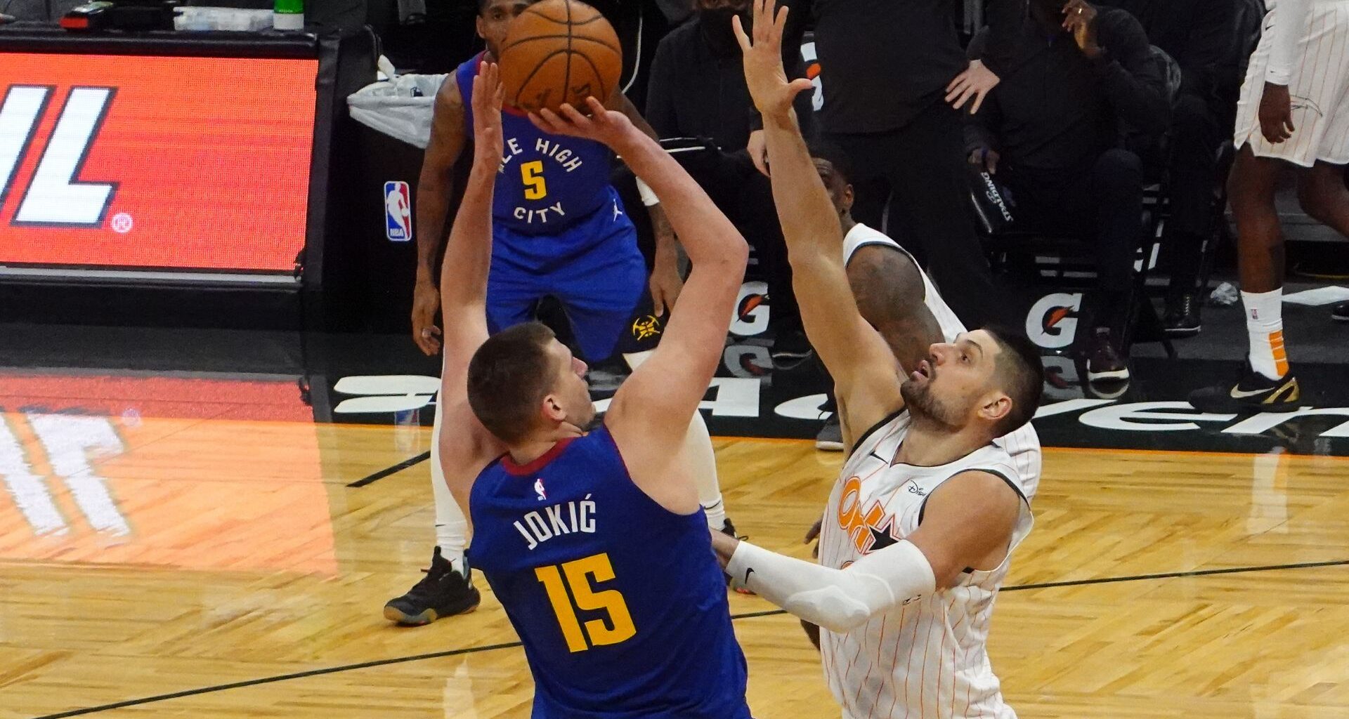 Nikola Jokic Nuggets vs. clippers