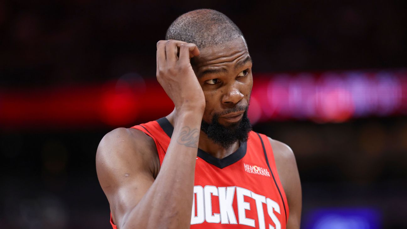 Kevin Durant likes 'pissed off' Rockets' reaction to 0-2 start