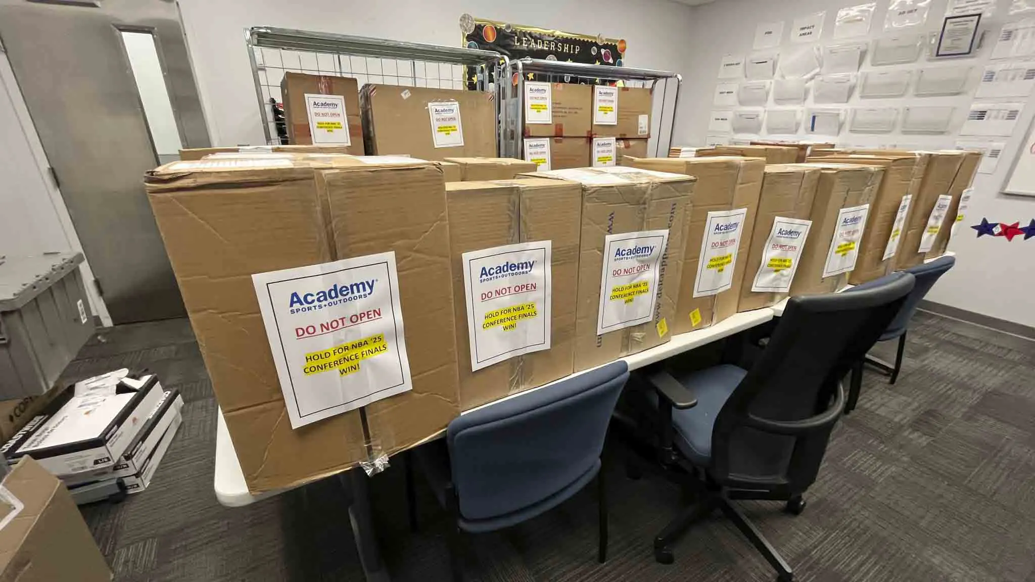 Sealed Western Conference Champion Shirts