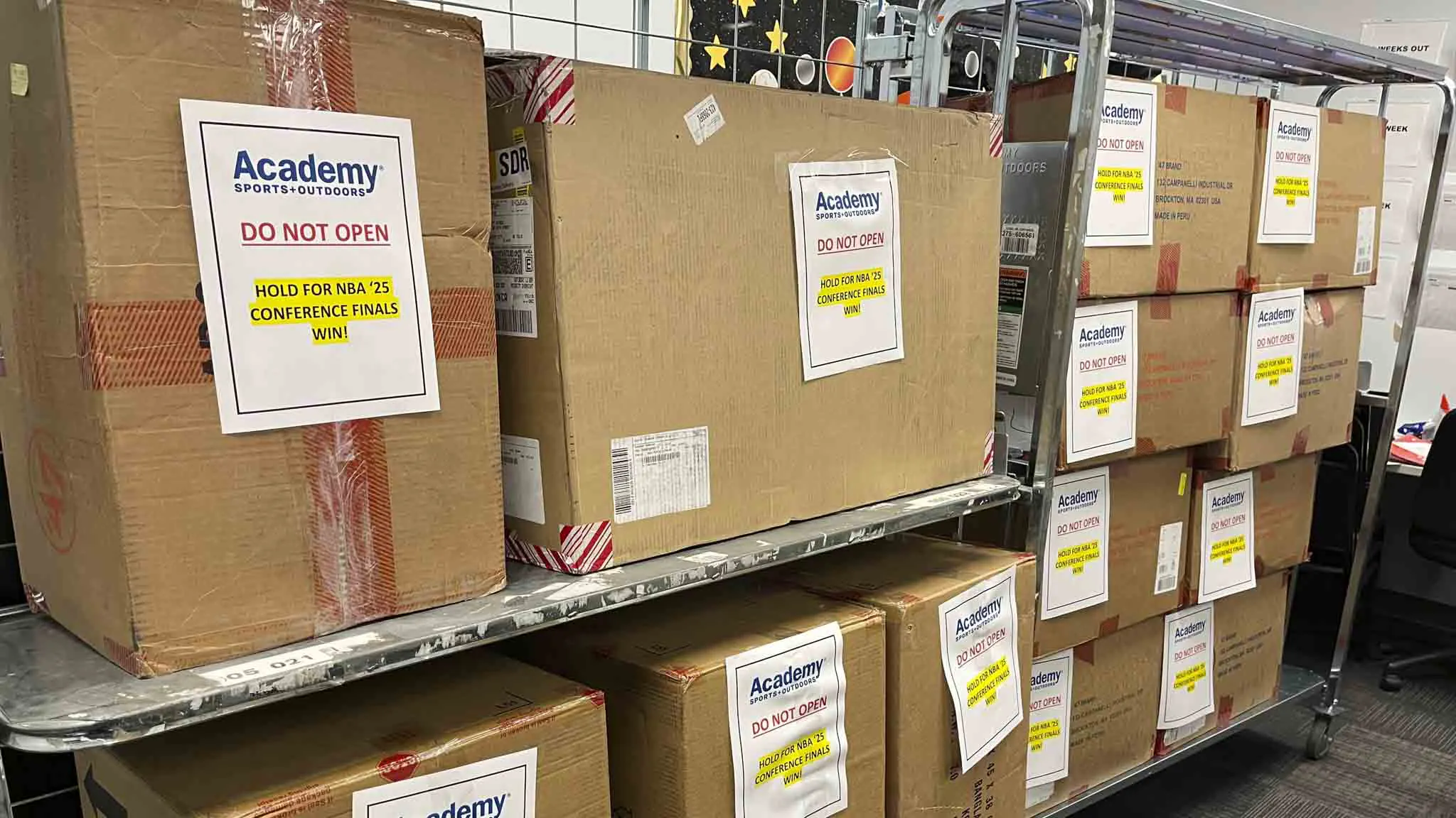 Sealed Western Conference Champion Shirts