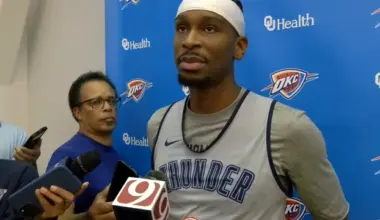 Shai Gilgeous-Alexander on Thunder's banner night, facing KD and the Rockets, and chasing another title