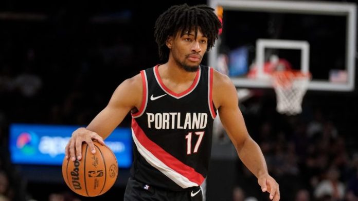 Shaedon Sharpe, Trail Blazers, NBA