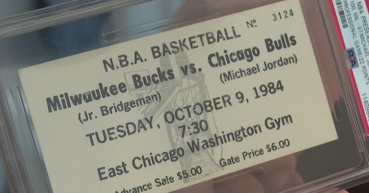 Collector stumbles upon forgotten 1984 Bulls Michael Jordan rookie game ticket while looking for baseball card