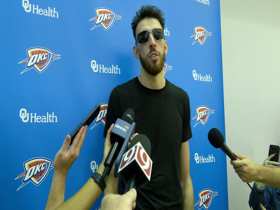 Chet Holmgren talks offseason growth as Thunder open Training Camp in Oklahoma City
