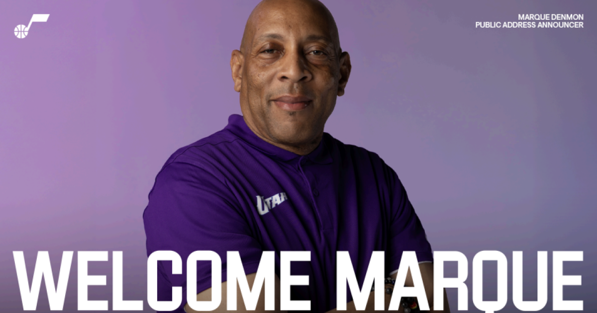 Utah Jazz name Marque Denmon as the new voice of the Jazz