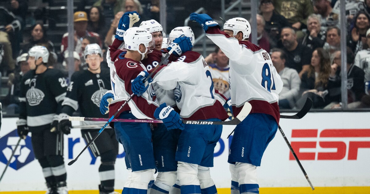 Martin Necas scores 2 goals, and the Avalanche rout the Kings 4-1