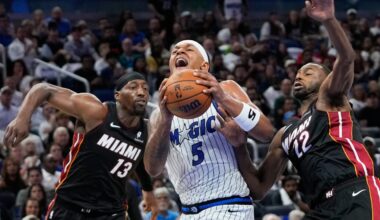 Magic beat Heat 125-121 in NBA season opener