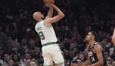 Pritchard scores career-high 43, knocks down 10 3s to lead Celtics over Blazers 128-118