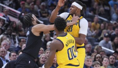 Brooklyn's Watford ejected after getting into scuffle with Pacers players