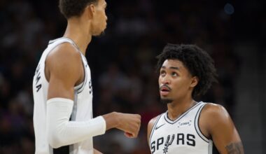 Spurs' Victor Wembanyama has the NBA playoffs in mind