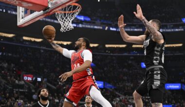 Ivica Zubac leads surging Clippers past Spurs 122-117 and into fourth place in the crowded West