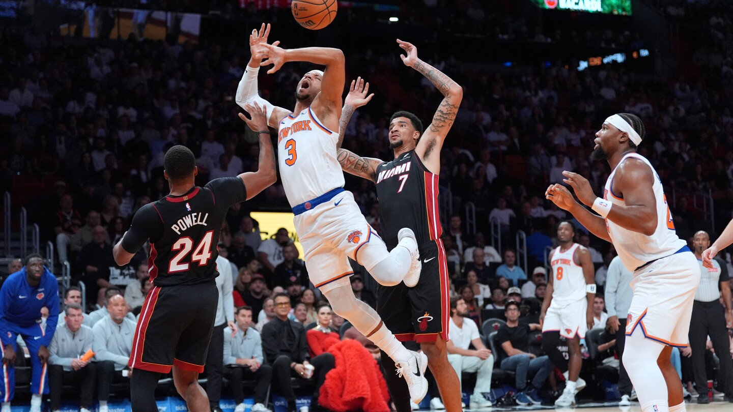 Powell shines as Miami Heat defeat New York Knicks 115-107