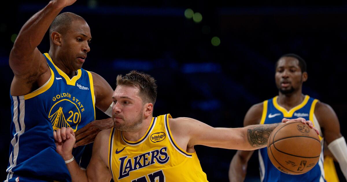 Luka Doncic scores 43 but Lakers fall to Warriors in season opener