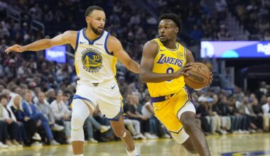 With their big three out, Lakers fall in preseason game to Warriors