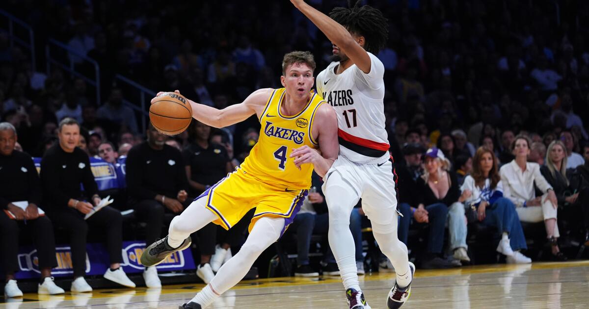 Despite Austin Reaves' 41 points, short-handed Lakers are no match for Trail Blazers