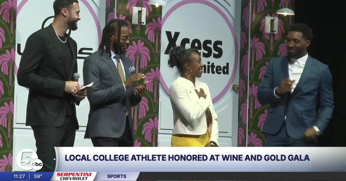 Local college athlete honored at Cavs 4th Annual Wine & Gold Gala