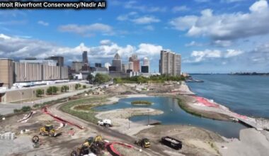 Pistons building 2 basketball courts at Ralph C. Wilson, Jr. Centennial Park