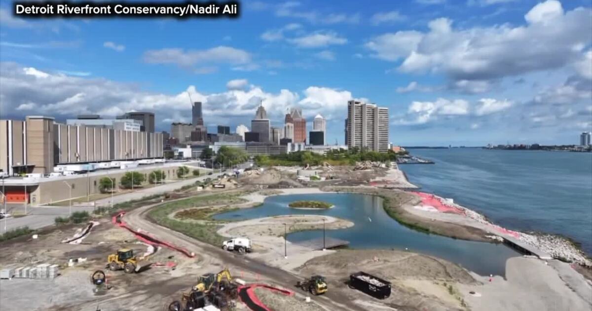 Pistons building 2 basketball courts at Ralph C. Wilson, Jr. Centennial Park