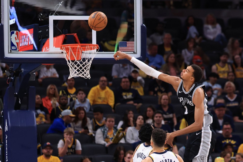 Victor Wembanyama Spurs vs Pacers