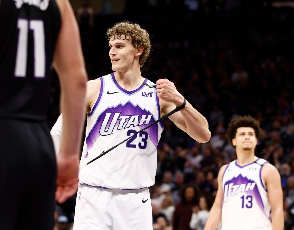 Utah Jazz forward Lauri Markkanen #23.